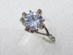 クリスタル　指輪(17.5号)